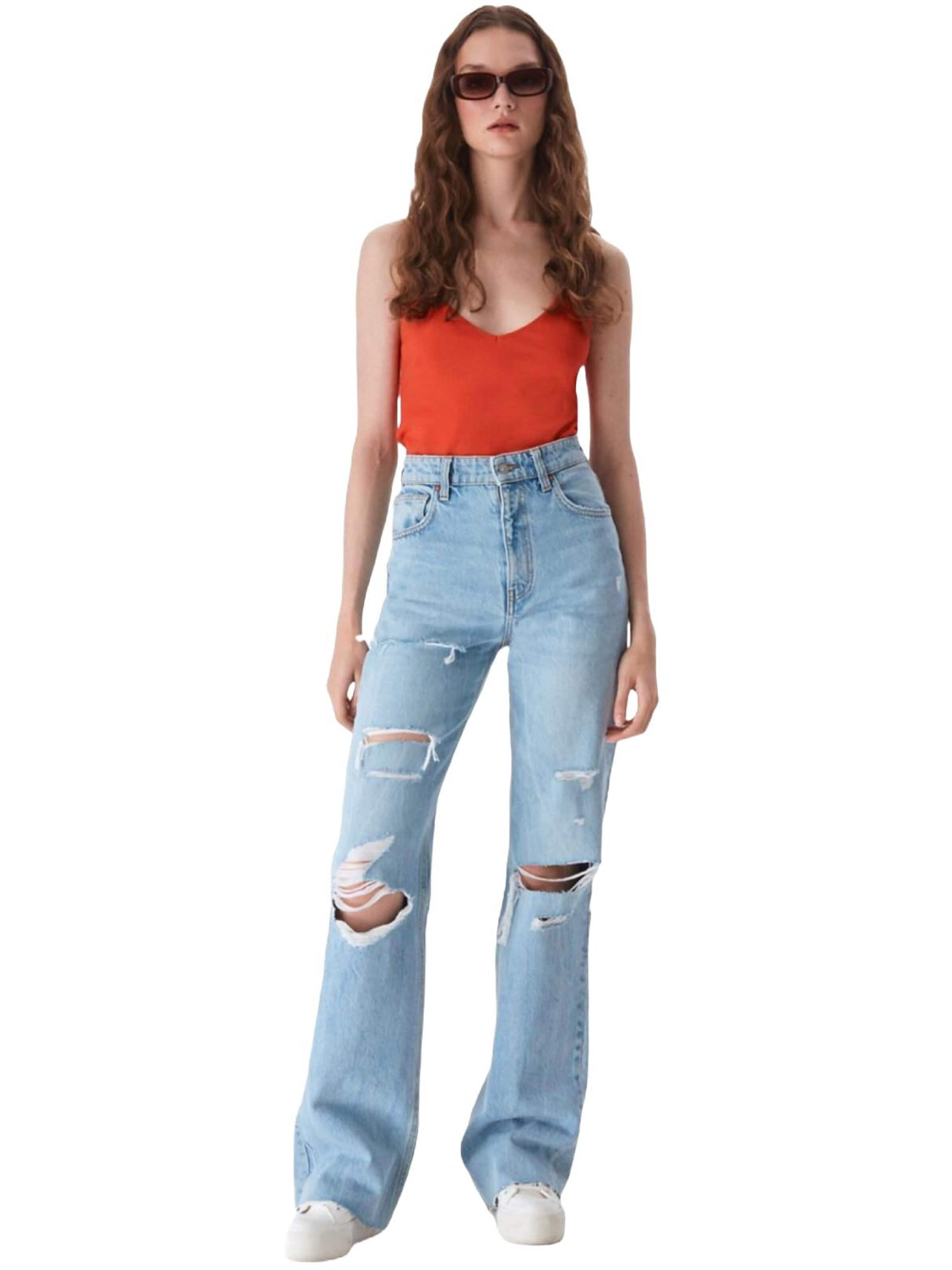 Wide leg Jeans 'LTB Jeans Damen Danica High Waist Wide Leg Jeanshose' di LTB Jeans in blu
