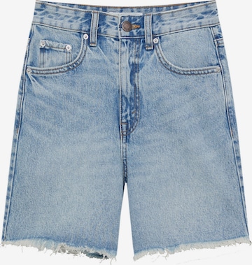 Jean Pull&Bear en bleu : devant