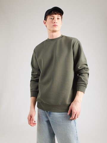 ABOUT YOU Sweatshirt 'Davin' in Grau: Vorderseite