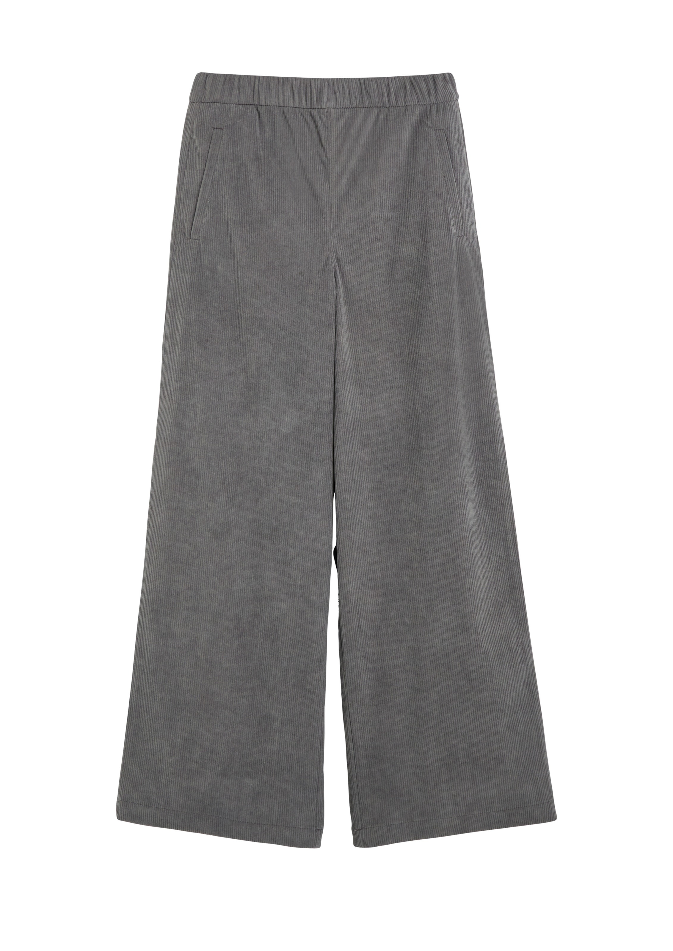 s.Oliver CURVE Wide leg Broek in Grijs: voorkant