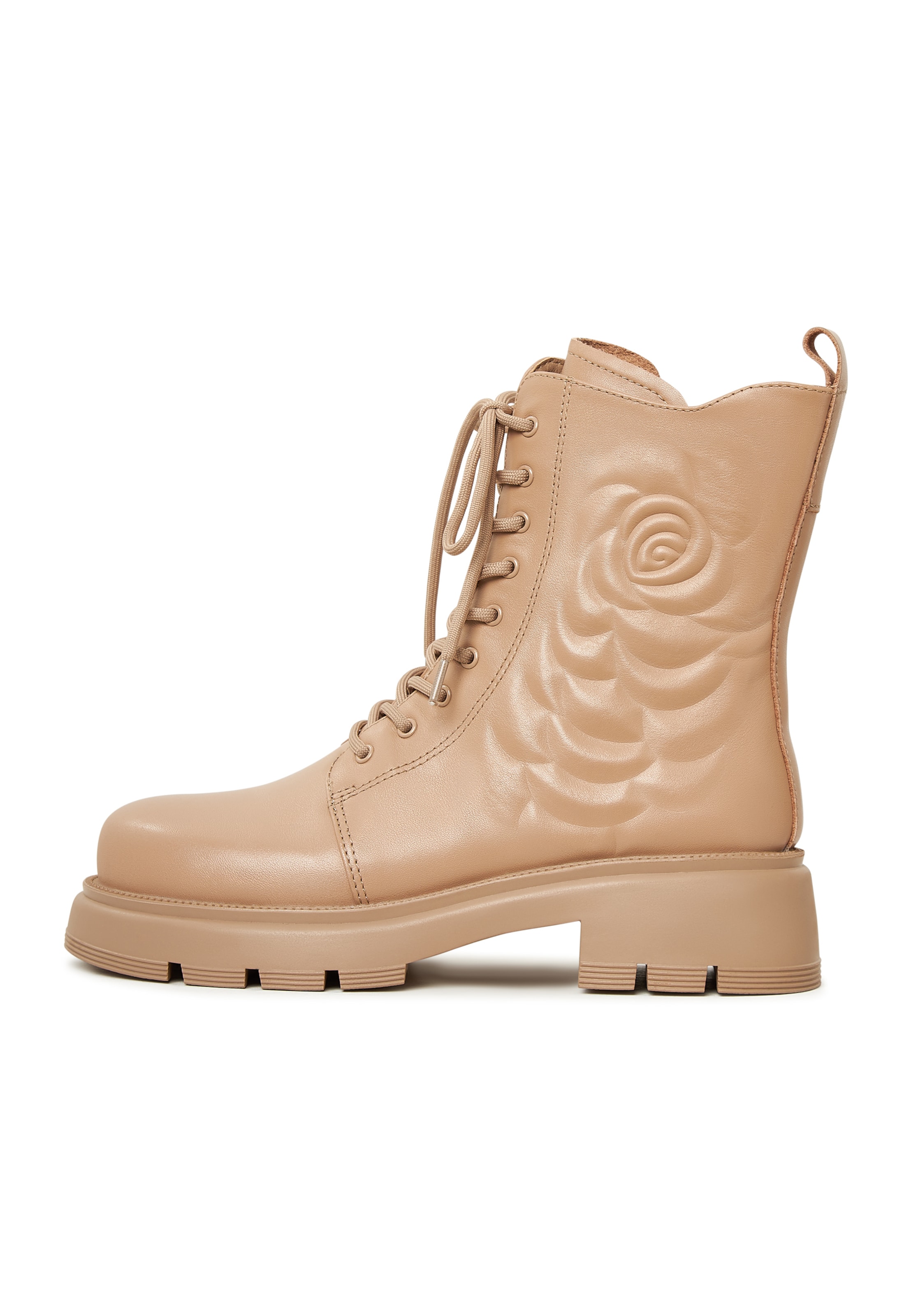 CESARE GASPARI Ankle Boots in Beige: Vorderseite