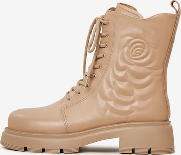 CESARE GASPARI Ankle Boots in Beige: Vorderseite