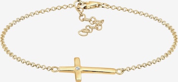 ELLI Armband 'Kreuz' in Goud: voorkant