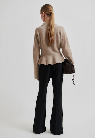 SECOND FEMALE Pullover 'Selana' in Beige