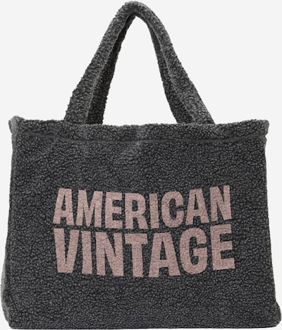 Pirkinių krepšys 'HOKTOWN' iš AMERICAN VINTAGE, spalva – antracito spalva / pudros spalva, Prekių apžvalga