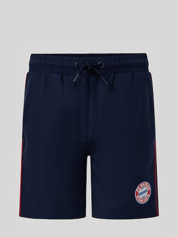 FC BAYERN MÜNCHEN Board Shorts in Blue: front