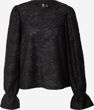 PIECES Blouse 'NICHOLE' in Black: front