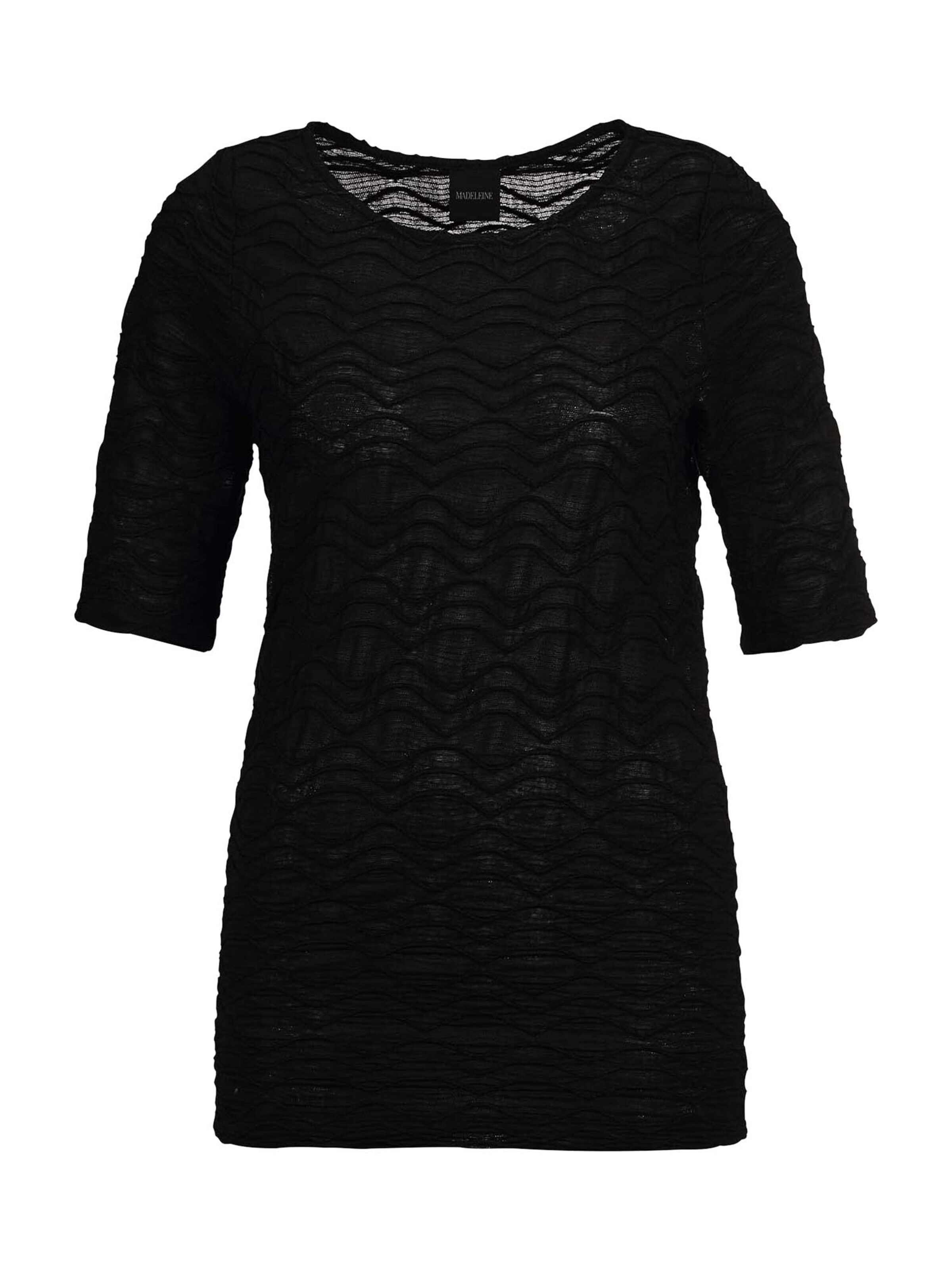 T-shirt MADELEINE en noir : devant