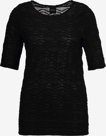 T-shirt MADELEINE en noir : devant