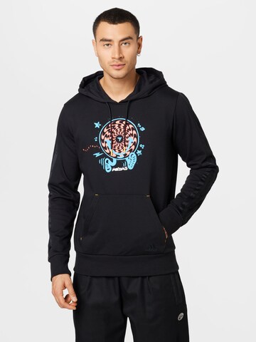 ADIDAS SPORTSWEAR - Sweatshirt de desporto 'Trae' em preto: frente