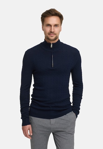 JEFF Trui 'Camden' in Blauw: voorkant