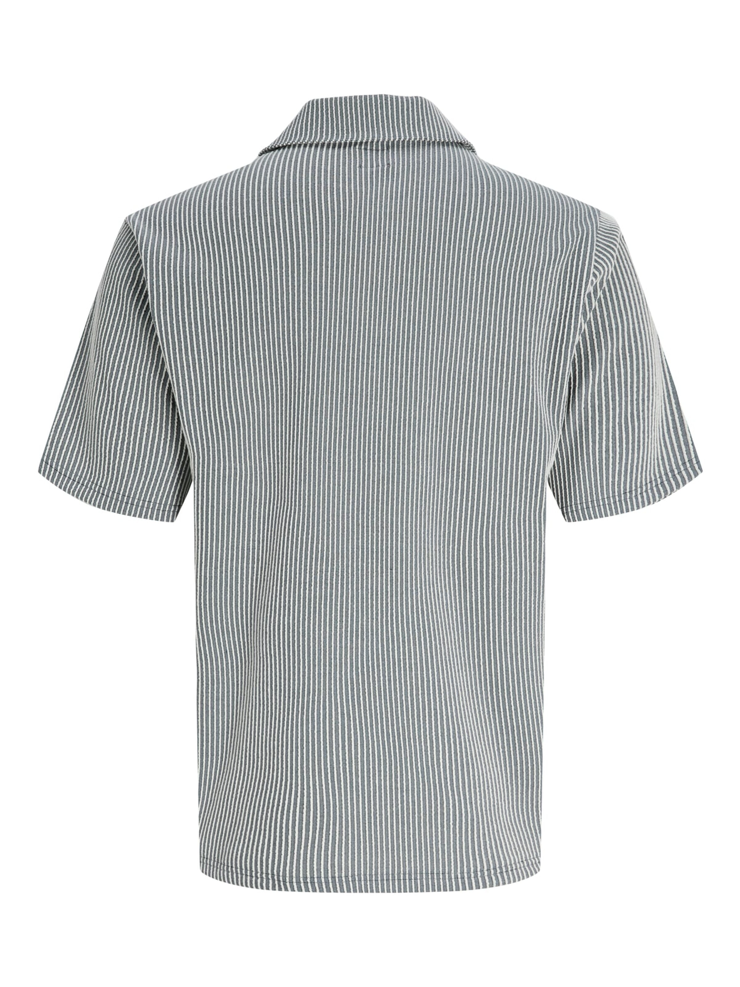 JACK & JONES Comfort fit Button Up Shirt in Blue