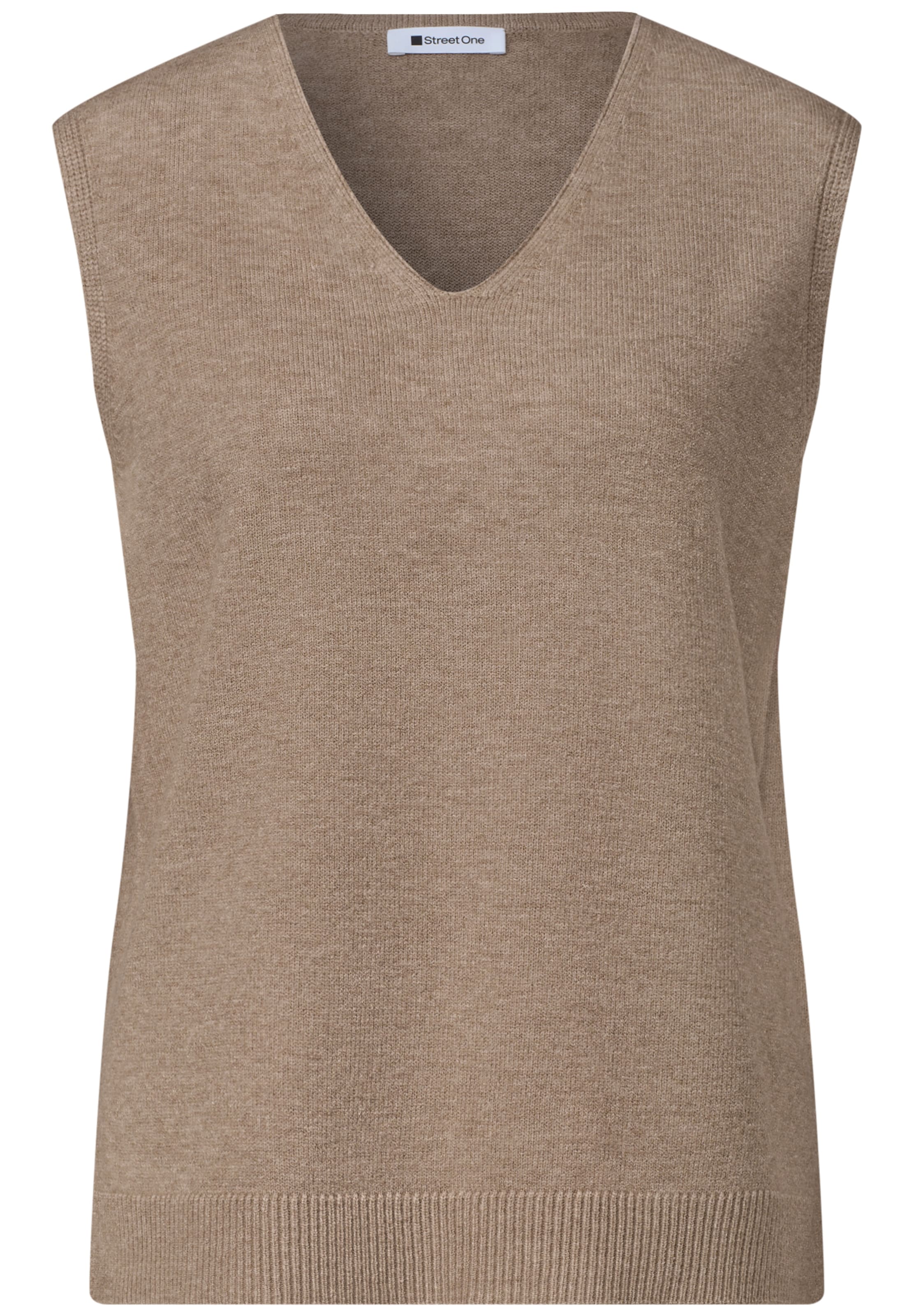 STREET ONE Pullover in Beige: Vorderseite