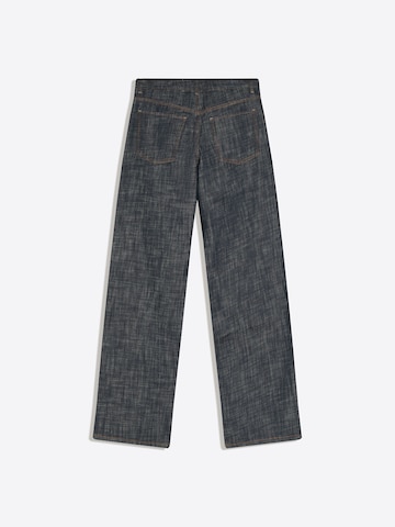 Bershka Wide leg Jeans in Blauw