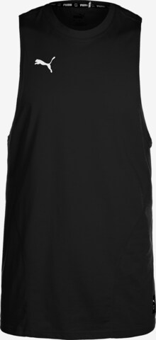 PUMA Functioneel shirt 'Hoops Team' in Zwart: voorkant
