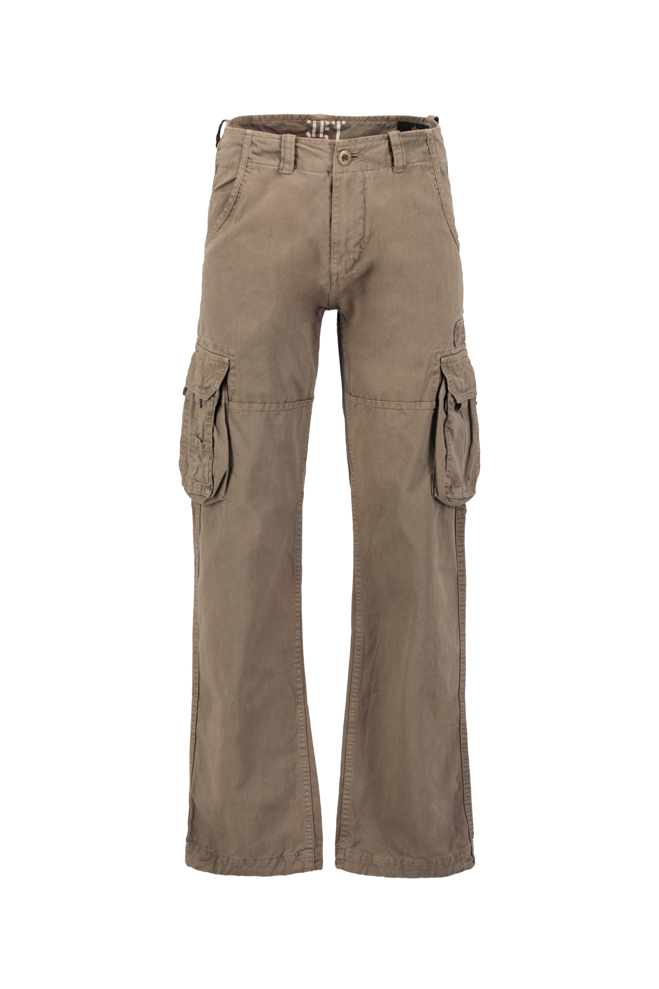 brūns ALPHA INDUSTRIES Kargo bikses 'Jet': no priekšpuses