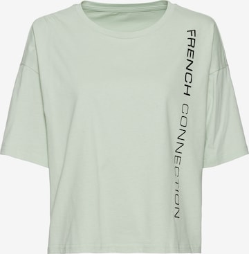 T-shirt French Connection LM en vert : devant