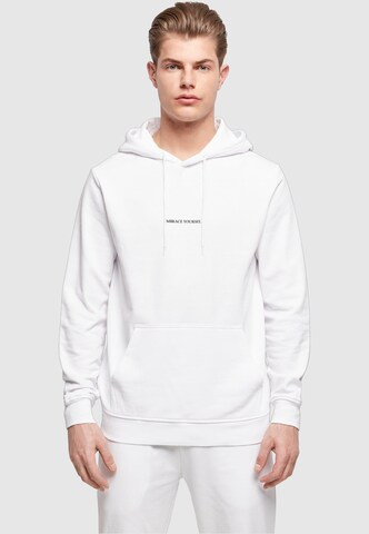 Merchcode Sweatshirt in Weiß: Vorderseite
