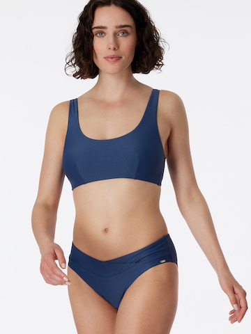 SCHIESSER Bustier Bikini ' Mix & Match Swim ' in Blauw