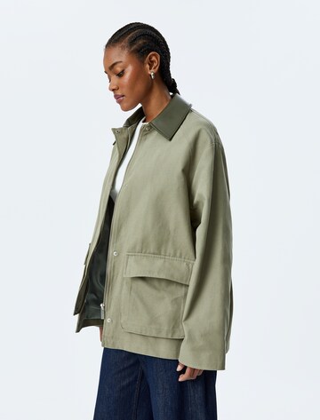 Koton Between-Season Jacket in Green