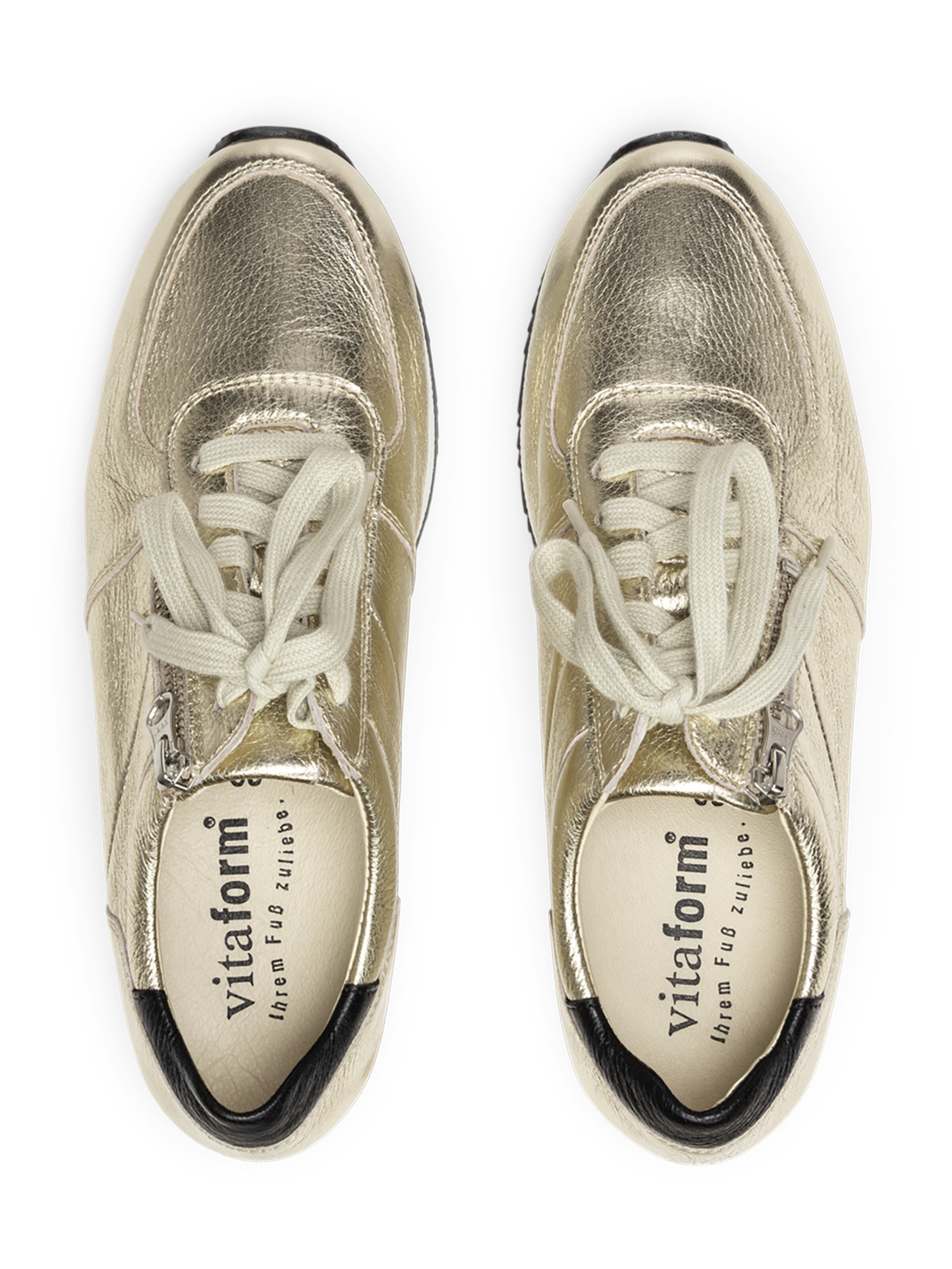 Baskets basses VITAFORM en or