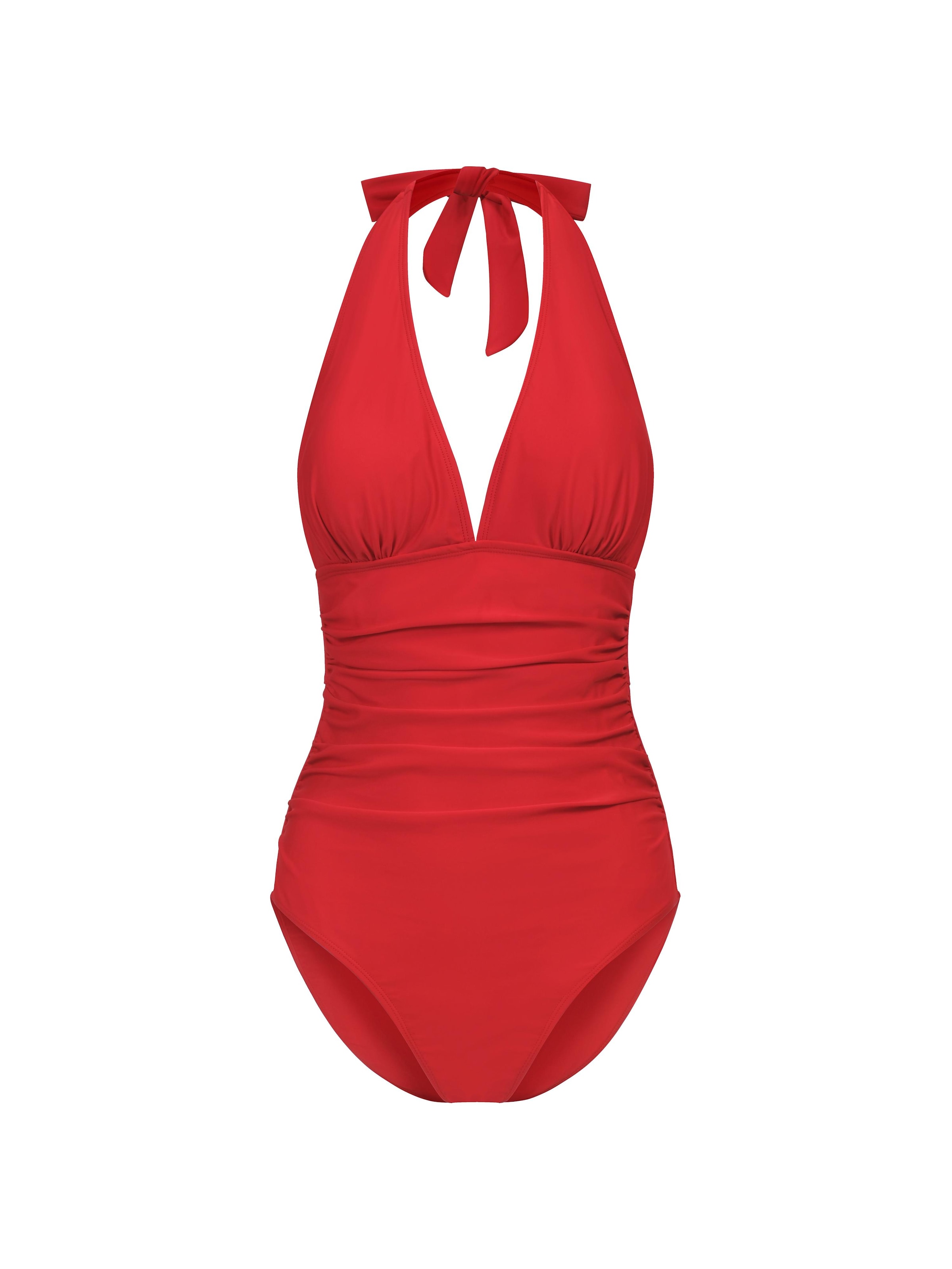 cfab (formerly creamy fabrics) Shapingbaddräkt 'Signature Sculpt Swimsuit' i röd: framsida