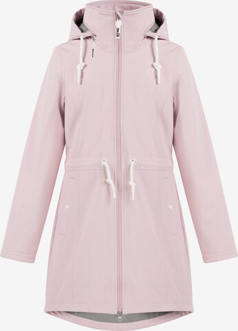 myMo ATHLSR Raincoat in Pink: front