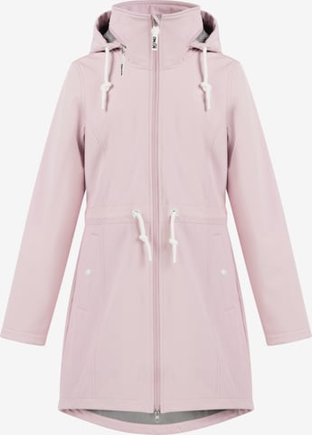 Manteau fonctionnel myMo ATHLSR en rose : devant