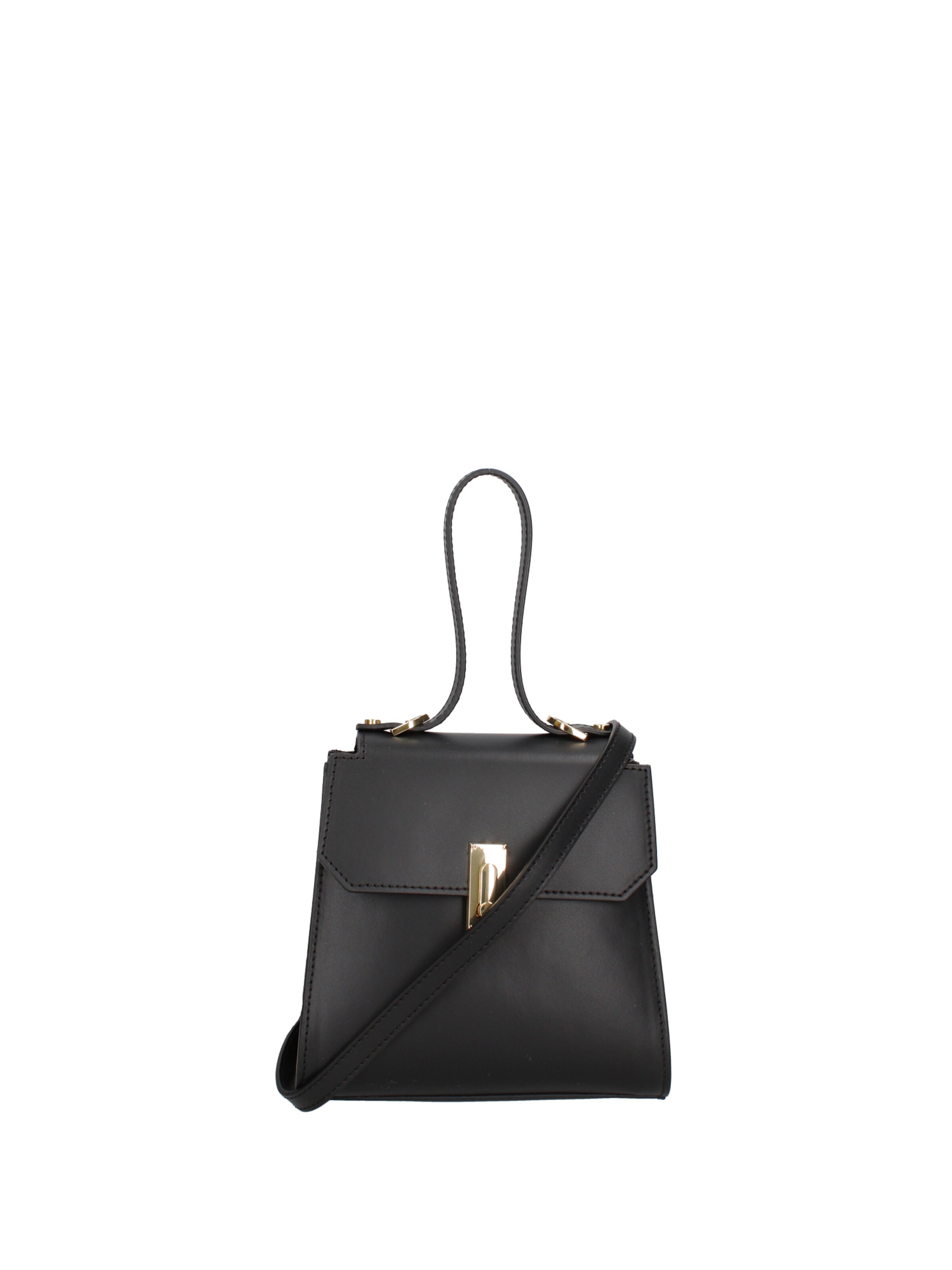 Borsa a mano di Viola Castellani in nero: frontale