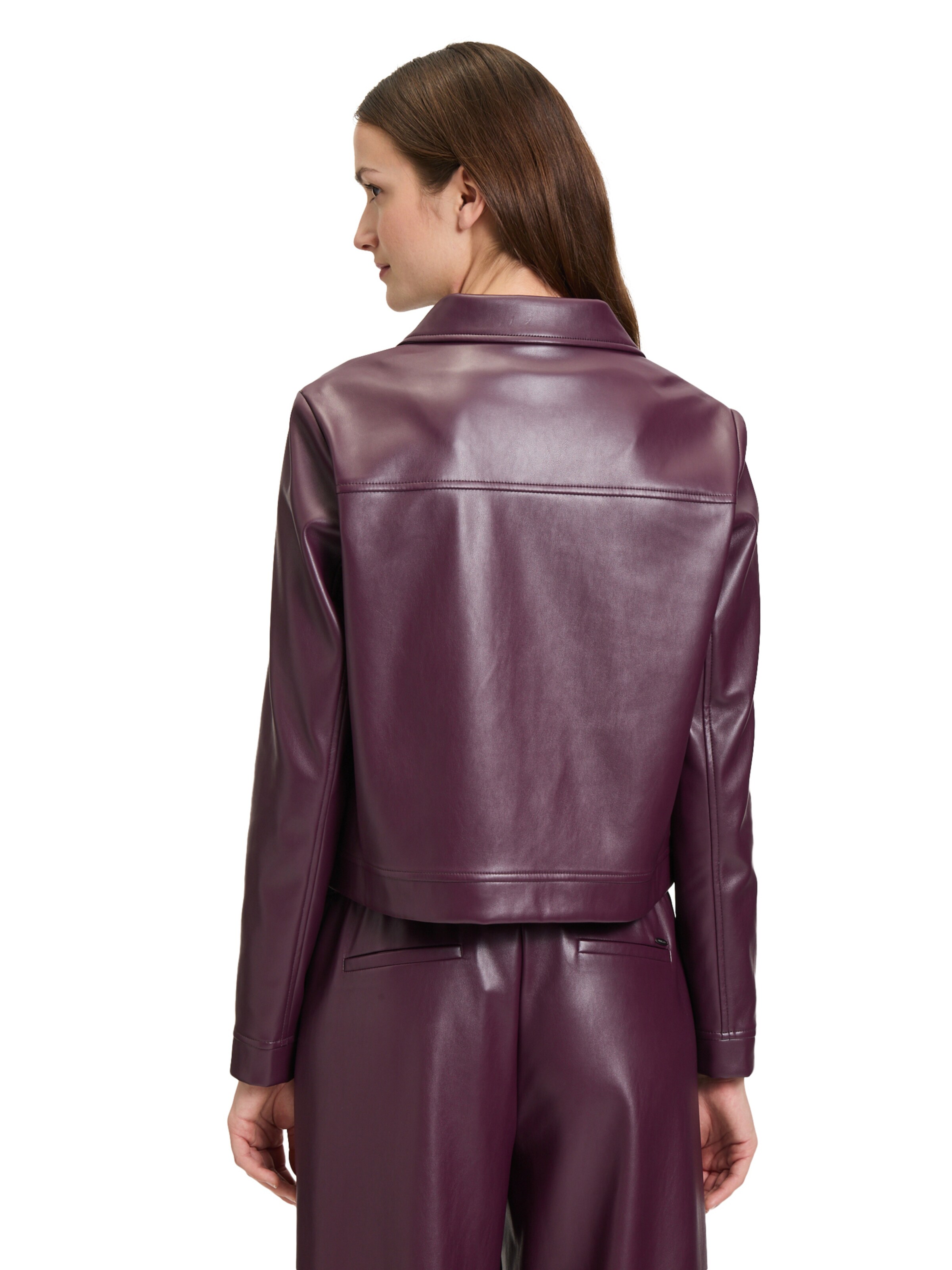 Veste mi-saison Betty & Co en violet