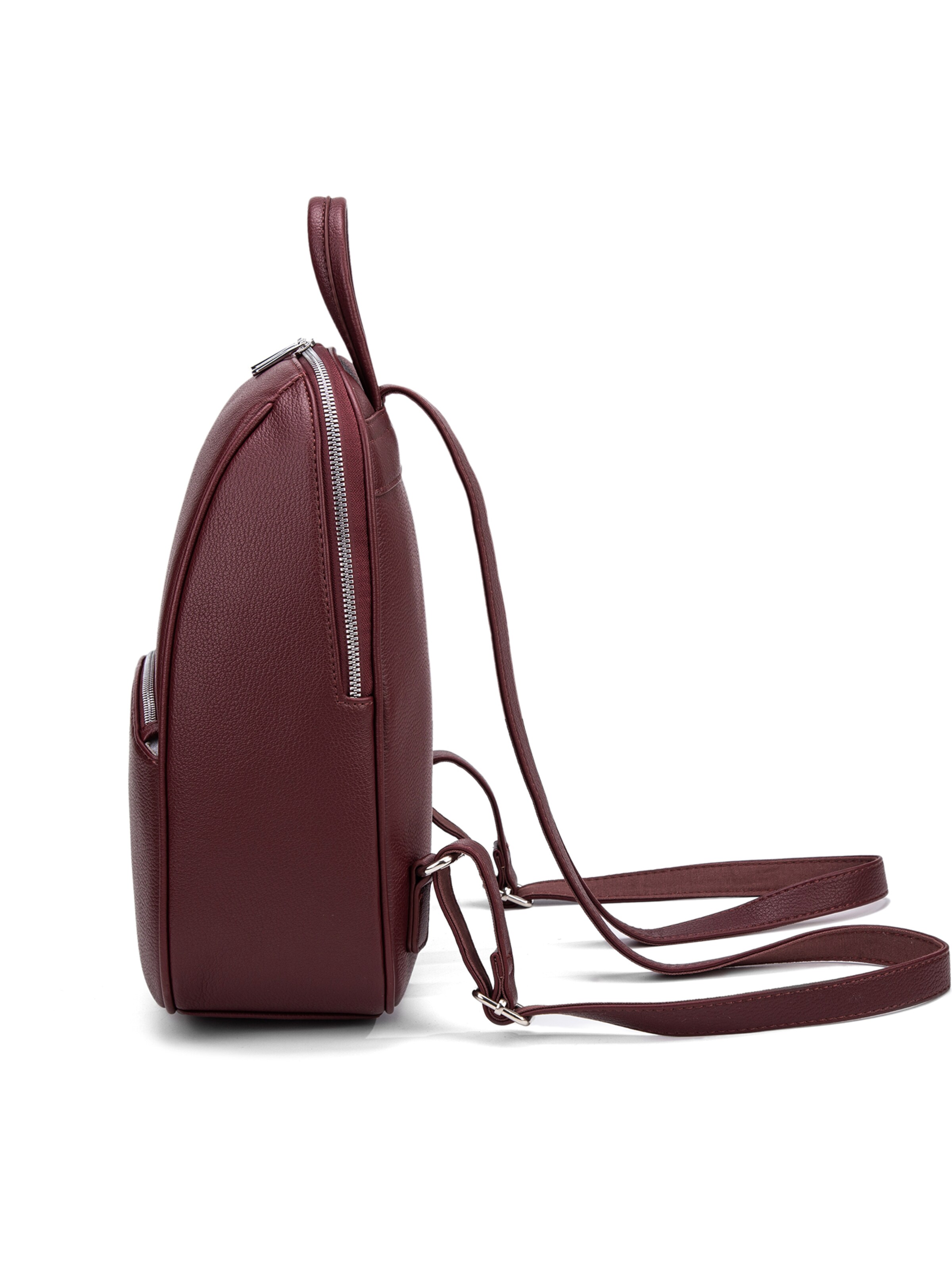 Zaino 'Zaino donna Oriana Nova pelle vegana PU' di David Jones in rosso