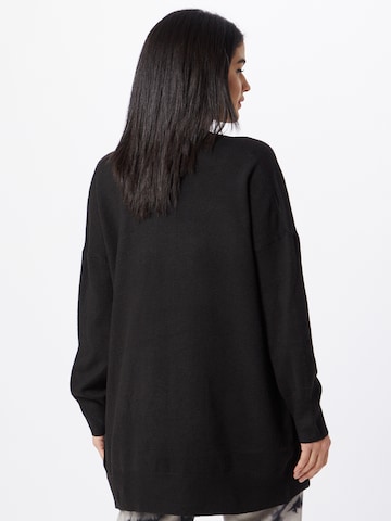 ICHI Knit Cardigan in Black