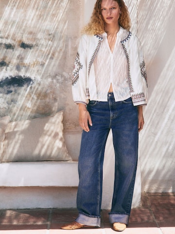 Next - Ropa ancha Vaquero en azul