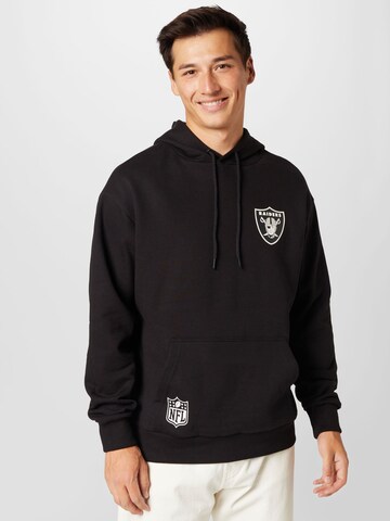 NEW ERA Sweatshirt 'Las Vegas Raiders' in Black: front