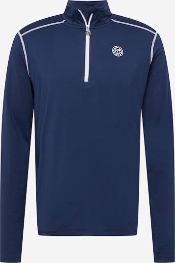 BIDI BADU Athletic Sweatshirt 'Zac Tech' in Dark blue / White, Item view