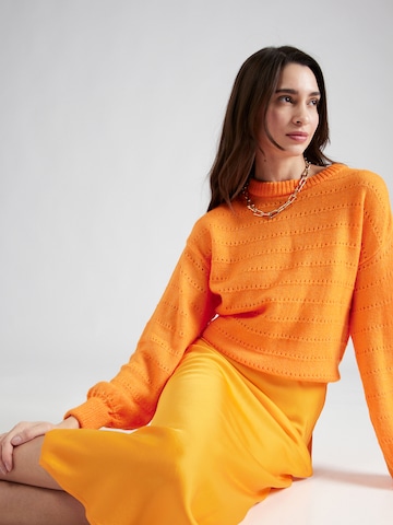 ONLY Sweater 'LITA' in Orange