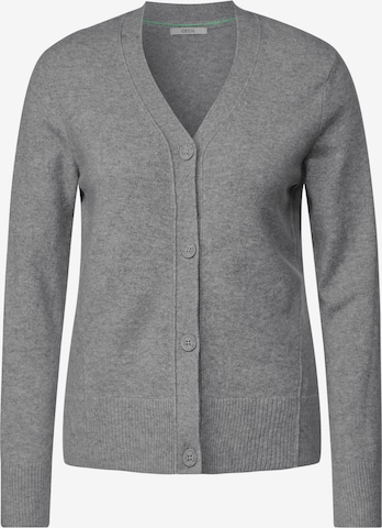 CECIL Knit Cardigan in Grey: front