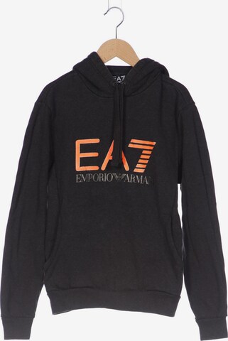 EA7 Emporio Armani Sweatshirt & Zip-Up Hoodie in S in Grey: front