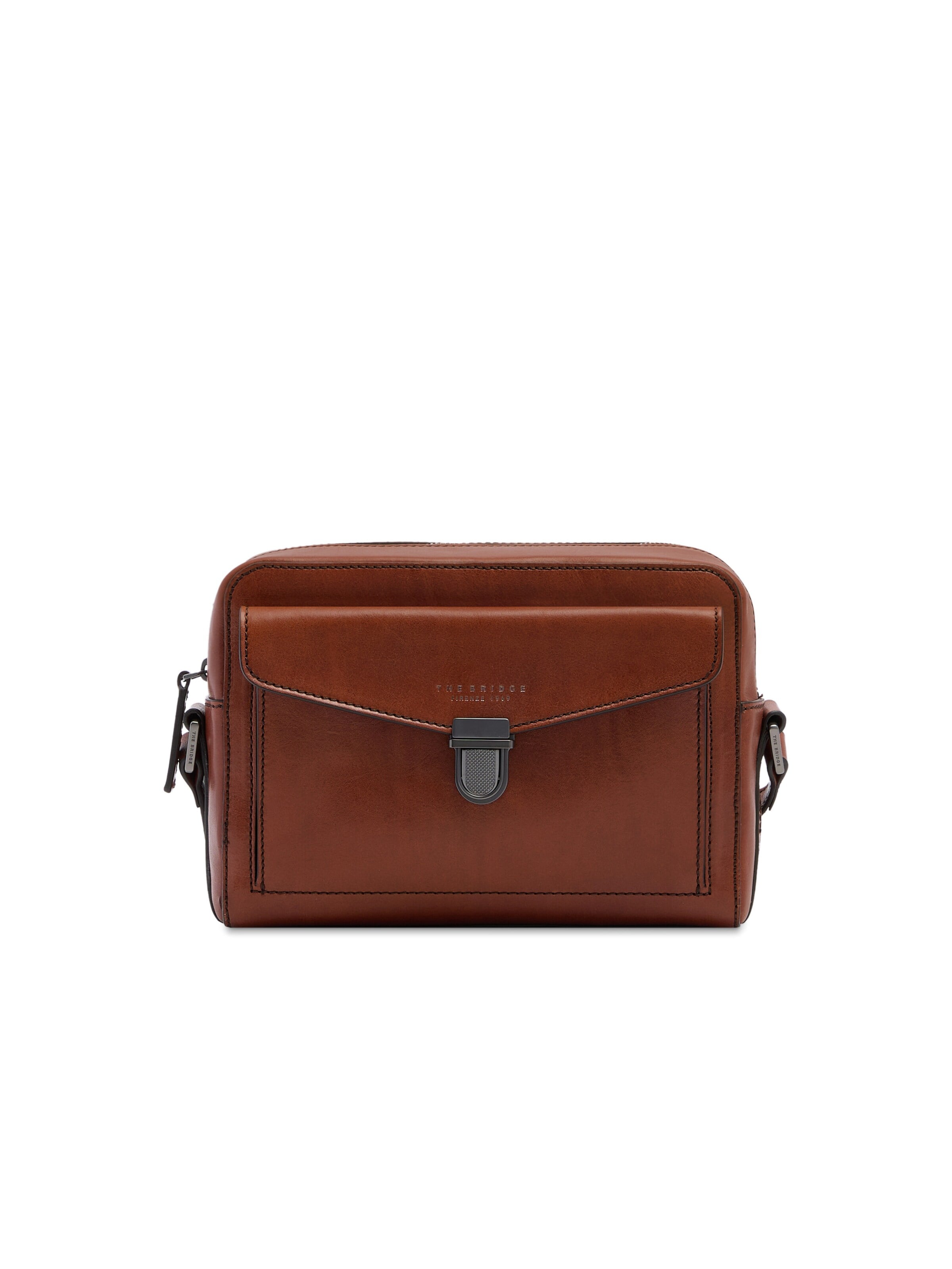 The Bridge Crossbody bag in Brown: front