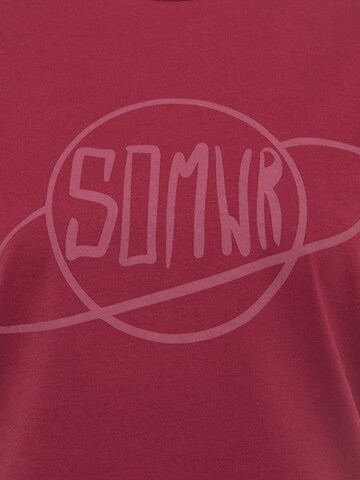 SOMWR T-Shirt 'THE PLANET#S HERE' in Rot