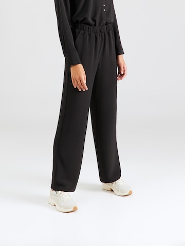 VERO MODA Wide leg Broek 'ALVA' in Zwart: voorkant