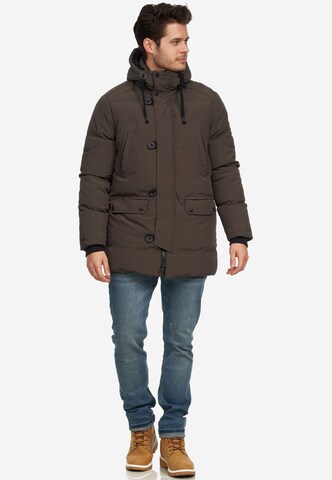 BRAVE SOUL Winter Jacket 'Bilturn' in Green