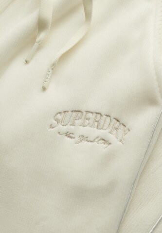évasé Pantalon 'Country Club' Superdry en blanc