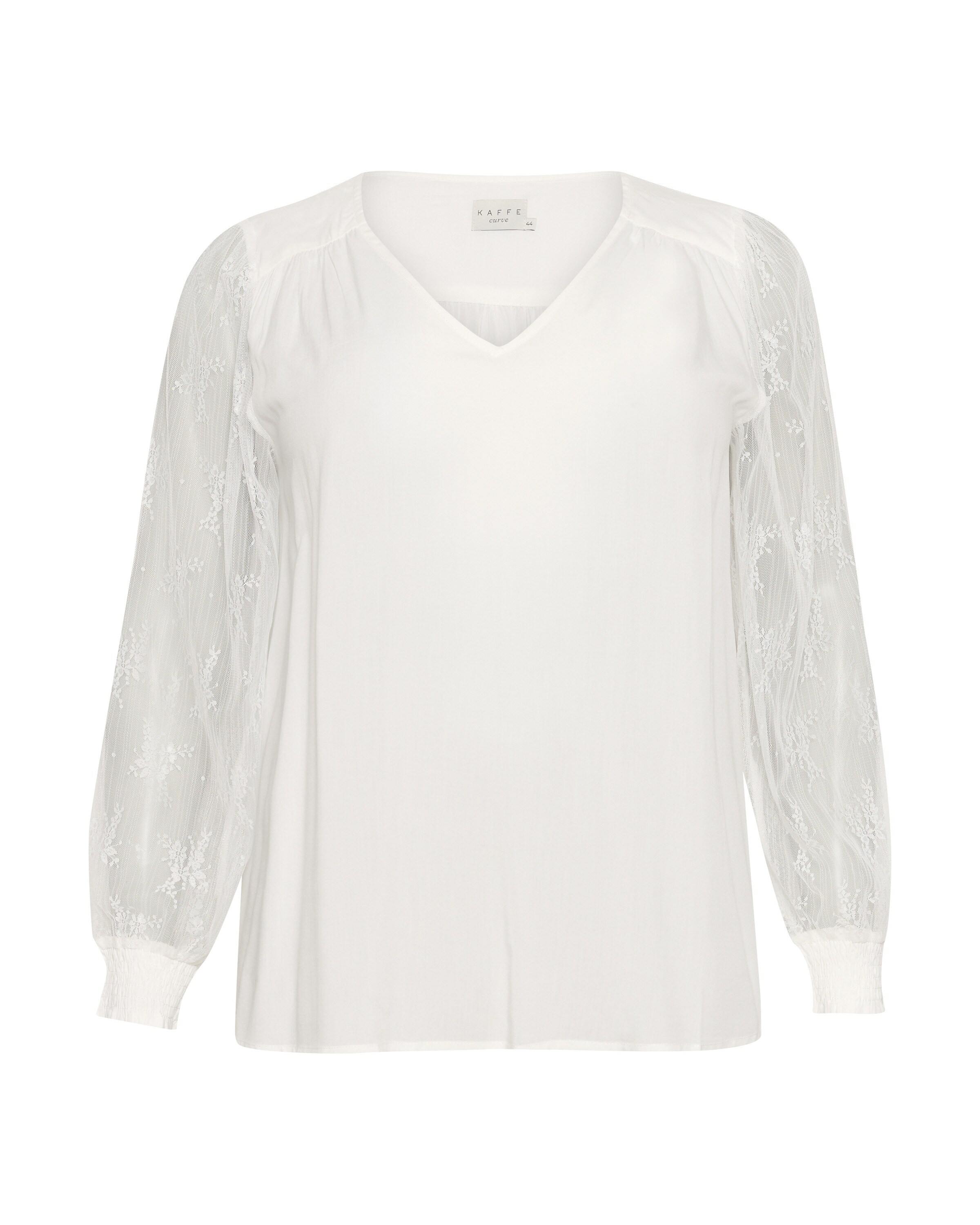 KAFFE CURVE Bluse 'Freya' in offwhite, Produktansicht