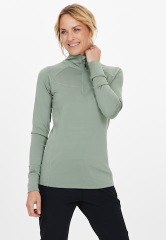 Whistler Performance Shirt 'Blume' in Green: front