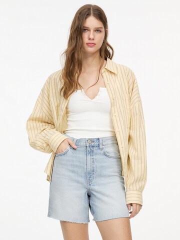 Pull&Bear Regular Jeans i blå: framsida