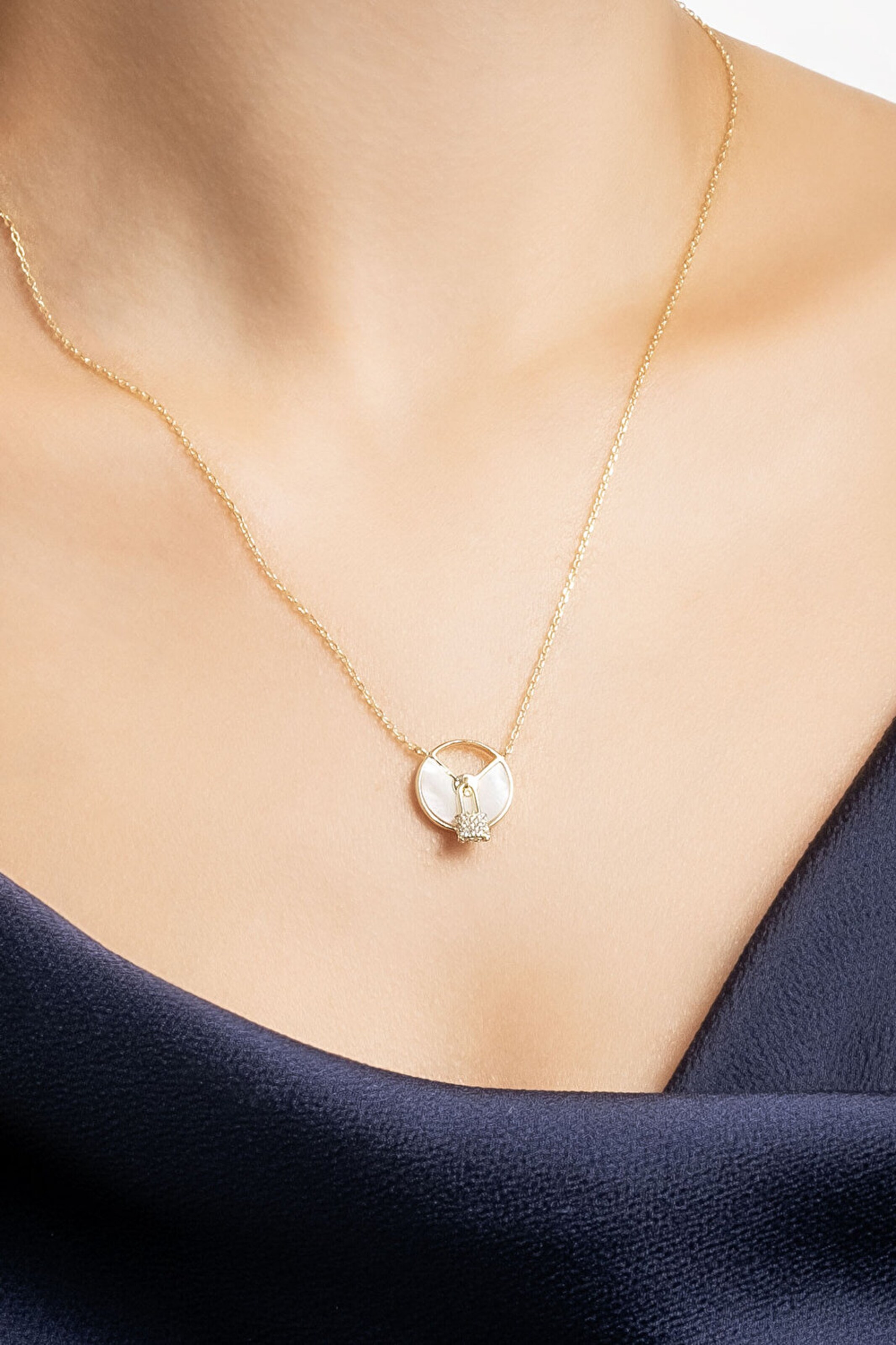 Chaîne So Chic en or : devant