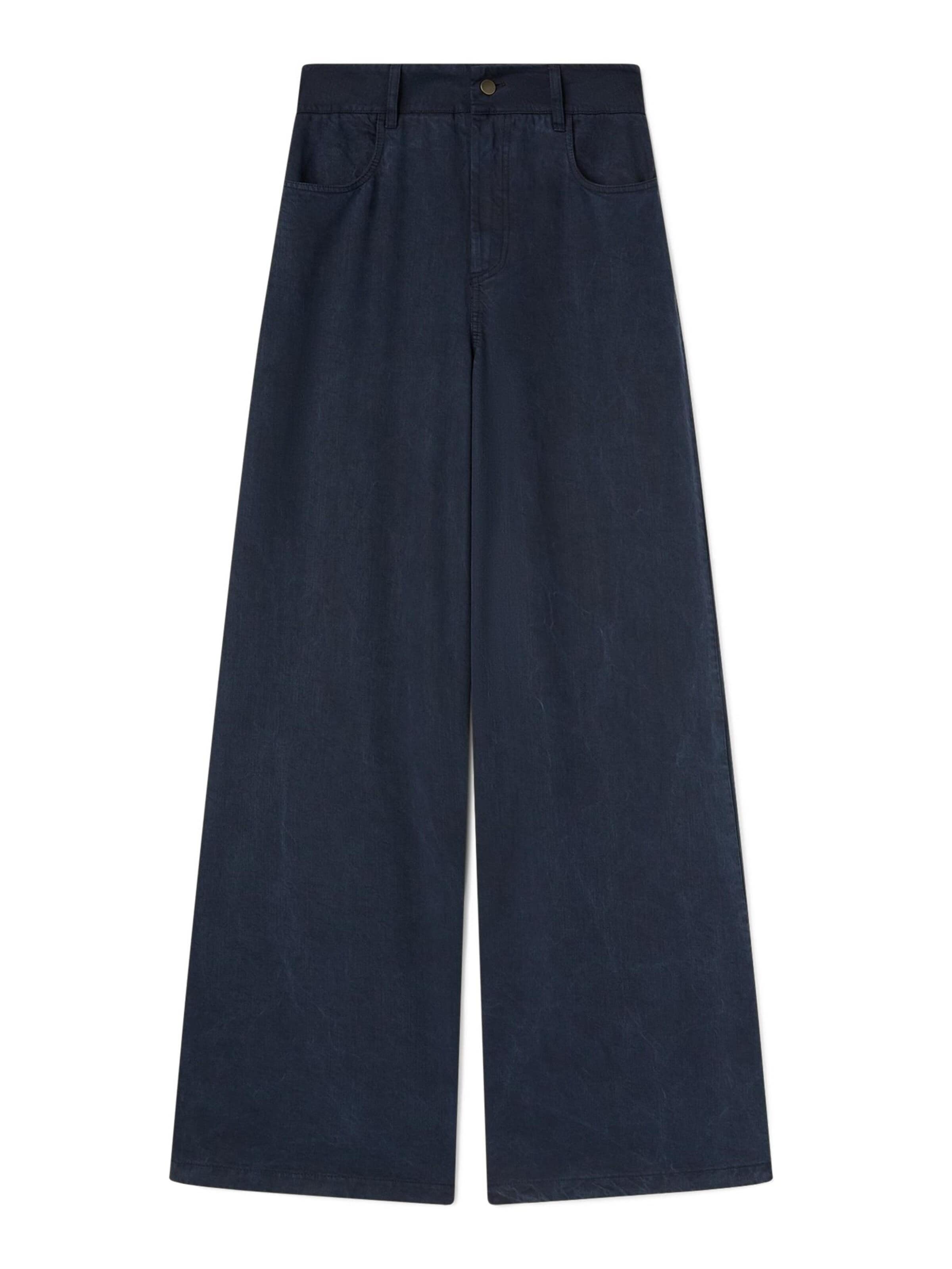 Wide Leg Pantalon MOTIVI en bleu : devant