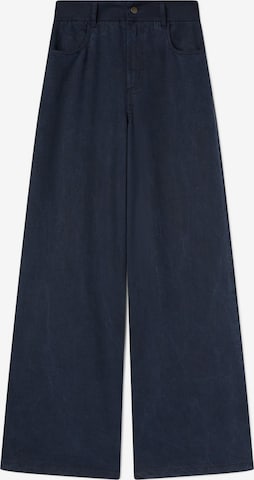 Wide Leg Pantalon MOTIVI en bleu : devant