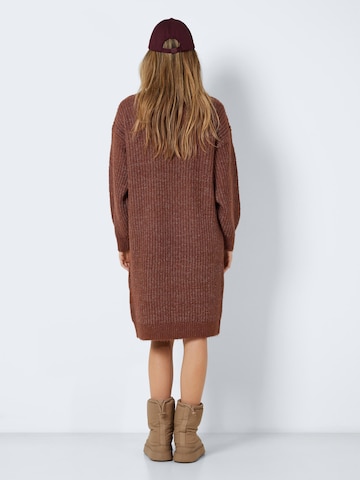 Noisy may Knitted dress 'POPPY' in Brown